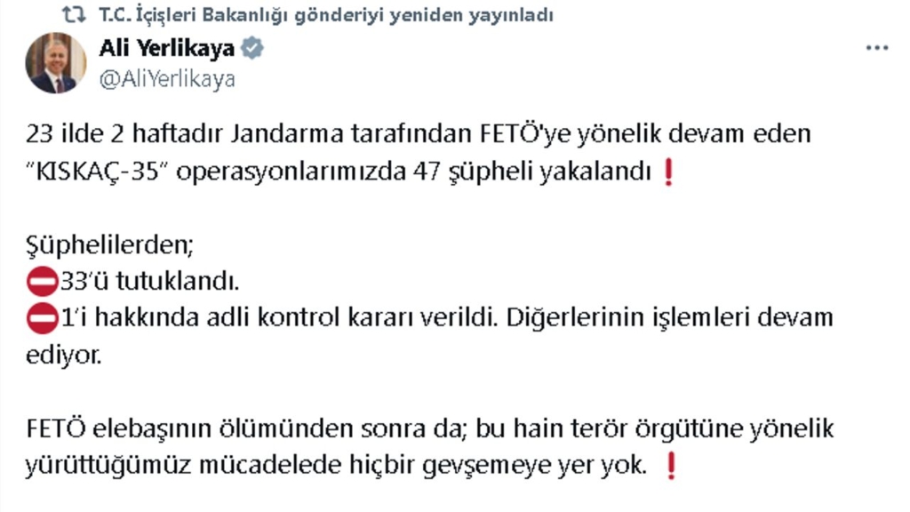 23 Ilde FETÖ Operasyonu; 33 şüpheli Tutuklandı Sondakika Haberler